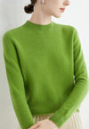 Kaschmirpullover – Damenpullover mit hohem Krage us weichem Kaschmir