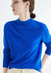 Kaschmirpullover – Damenpullover mit hohem Krage us weichem Kaschmir