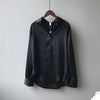 Seidene bluse - stilvolles vintage-shirt