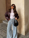 Lässige weitbein jeans - gemütliche damen denim-hosen