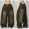 Cargo jeans - stylische baggy denim-hosen für frauen