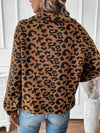 Teddy-fleece halbzip sweatshirt - lässiger damenpullover
