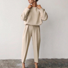 2-teiliges trendiges freizeit-outfit - modisches damenoberteil und hosen