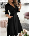 Schmetterlingsdruck-wickelkleid - elegante kleidung für alle anlässe