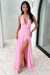 Maxikleid mit seitlichem schlitz - stilvolle abendgarderobe