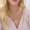 Goutte name anhänger kette - gravierte goldschmuck für frauen