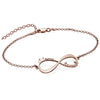Ewige verbundenheit armband - individuelles silberarmband für frauen