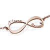 Ewige verbundenheit armband - individuelles silberarmband für frauen