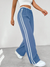 Damen casual hosen - entspannender, lockerer schnitt mit seitlichen streifen