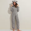 Fleece eintück mit bärši - snugglepaws damen loungewear