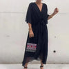 Elegante sommerkleid - lässiges wickelkleid für damen