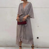 Elegante sommerkleid - lässiges wickelkleid für damen