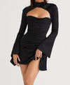 Drapiertes korsettkleid - stilvolle abendgarderobe