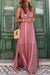 Maxikleid - lebhaft rotes damen halterneck design