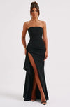 Strapless maxi-kleid - elegante abendrobe für besondere anlässe
