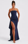 Strapless maxi-kleid - elegante abendrobe für besondere anlässe